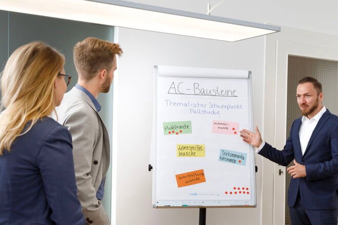 Szene Bausteinsammlung - Assessment Center Durchführung auf Partnerebene